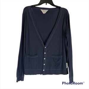 Rag & Bone 100% cotton light blue cardigan size Medium